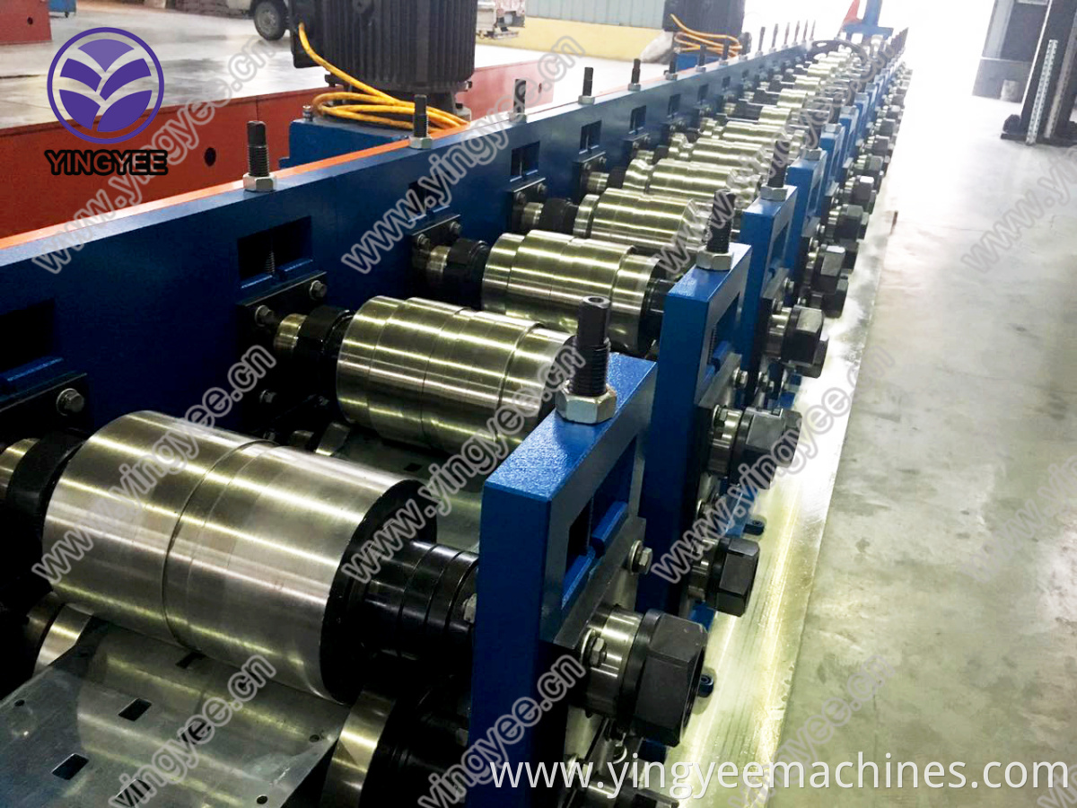 Auto China Steel Storage Shelf Beam Rack Roll Forming Machine Manufacturer